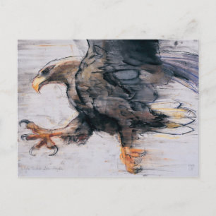 Cartão Postal Garras - mar Eagle atado branco 2001