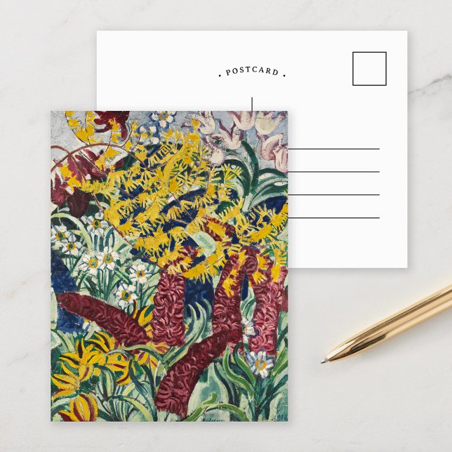 Cartão Postal Gartenblumen | August Babberger (Criador carregado)