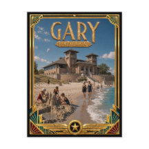 Gary Indiana Arte Vintage Art Déco Idade Dourada