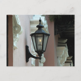 Cartão Postal Gaslight, Antique, Vintage, Preto, Fotografia