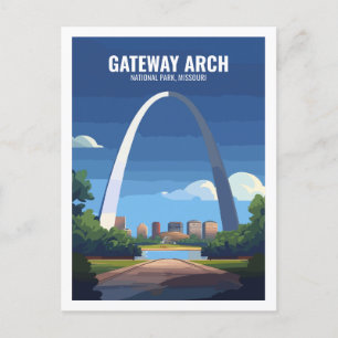 Cartão Postal Gateway Arch National Park Missouri EUA