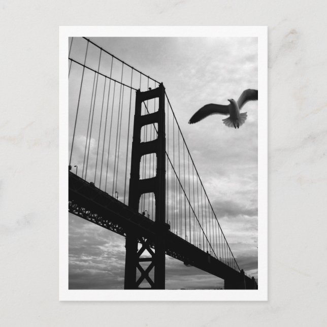 Cartão Postal Gateway to West, B&W (Frente)