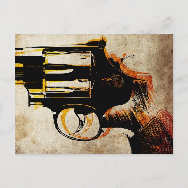 Cartão Postal Gatilho Revolver (Frente)