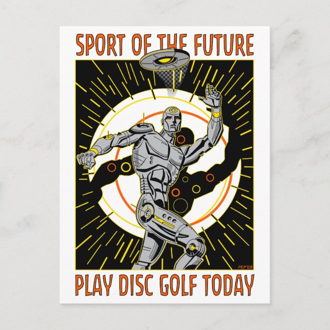 Cartão Postal Gatilho robô nº 1 (Frente)