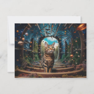 Cartão Postal Gatinho do Portal Oculto
