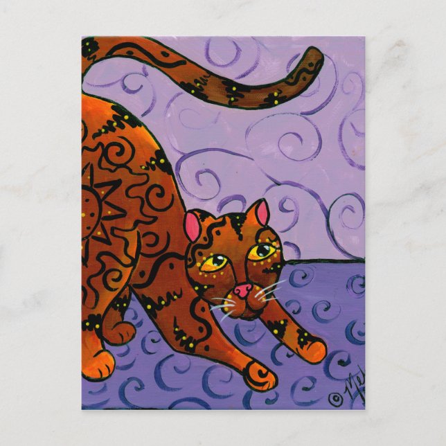 Cartão Postal Gatinho do Sol Ascensão (Frente)