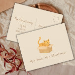Cartão Postal Gatinho em Movimento | Movimento doméstico<br><div class="desc">Feita para você!</div>