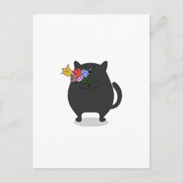 Cartão Postal Gatinho Grateful