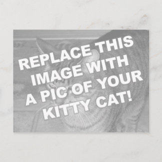 Cartão Postal Gatinho Kitty Personalizado