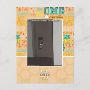 Cartão Postal Gatinho laser