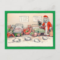 Gatinhos e Papais noeis Gato, Cartão-postal Louis 