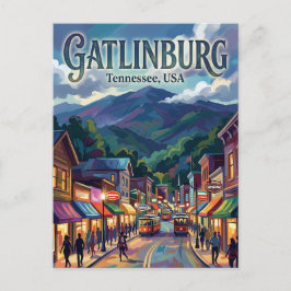 Cartão Postal Gatlinburg, Tennessee EUA
