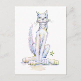 Cartão Postal Gato