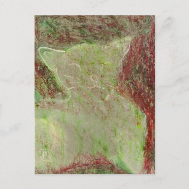 Cartão Postal Gato (Frente)