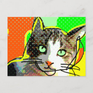 Cartão Postal gato 02