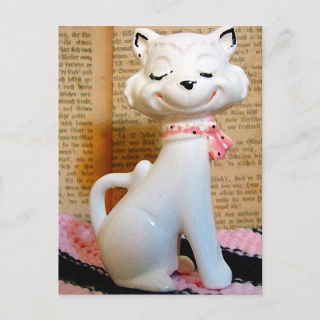 Cartão Postal Gato Antigo (Frente)