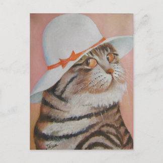 Cartão Postal gato arrogante