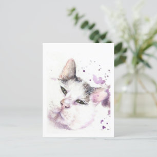 Cartão Postal Gato caçador