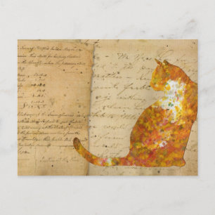 Cartão Postal Gato de Passagem