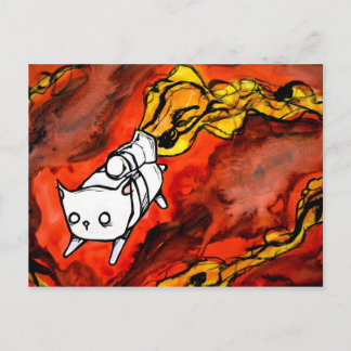 Cartão Postal gato-do-mato-pequeno