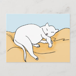 Cartão Postal Gato Dormindo II