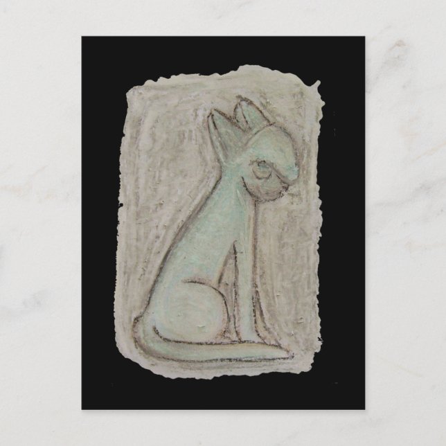 Cartão Postal Gato Egípcio (Frente)