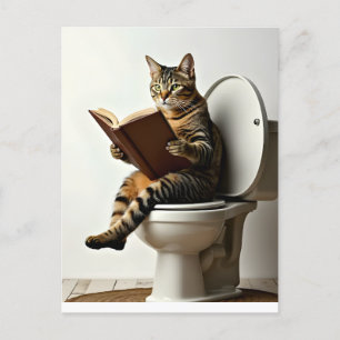 Cartão Postal Gato Feliz: Design de Gatinhos Gons Bonitos para G