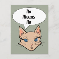 Gato Feminista | Ilustração de Cartoon Político
