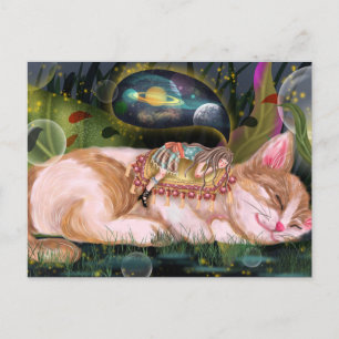 Cartão Postal Gato Fofo