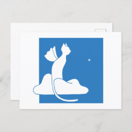 Cartão Postal Gato Guardião