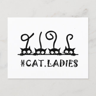 Cartão Postal Gato Meninas Mamãe Amiga Ama Presente Cartão-Posta