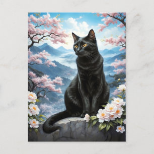Cartão Postal gato na China