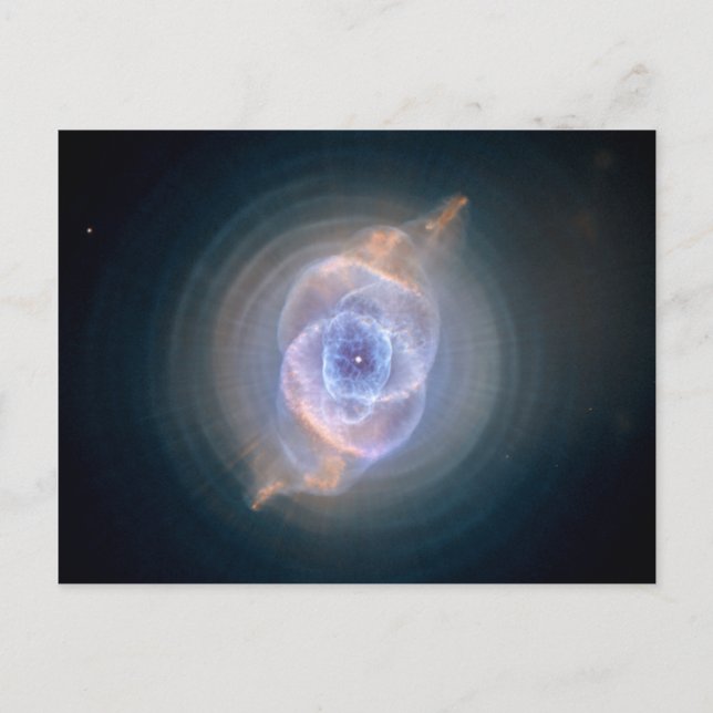 Cartão Postal Gato Nebula Ocular Hubble NASA (Frente)