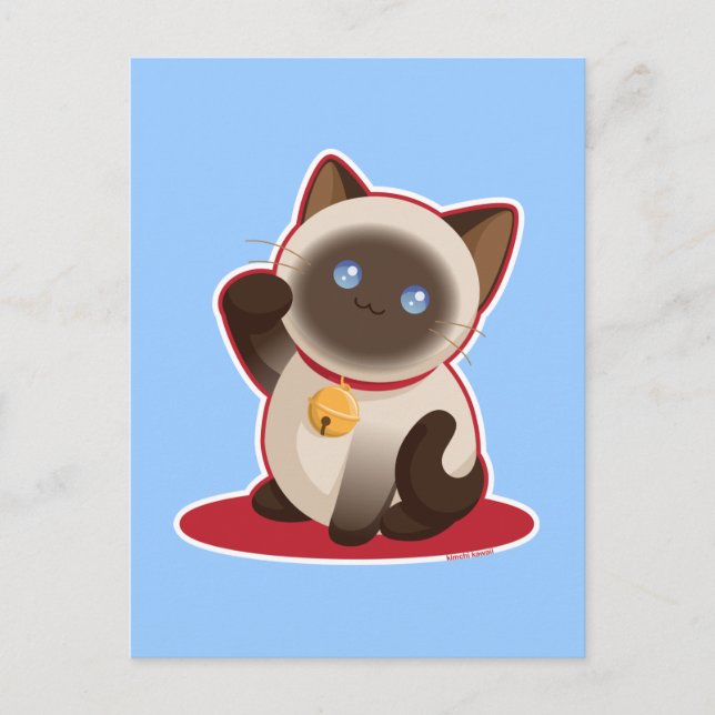 Cartão Postal Gato Sortudo (Frente)