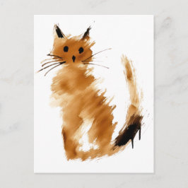 Cartão Postal gato Tabi