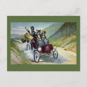 Cartão Postal Gatos de Férias nas Capacidades