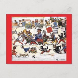 Cartão Postal Gatos de Louis Wain 2