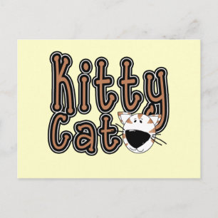 Cartão Postal Gatos e Camisetas de Gato de Gato Gato Gato