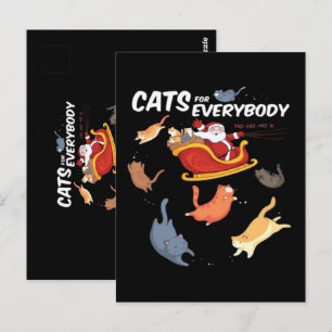 Cartão Postal Gatos para todos 