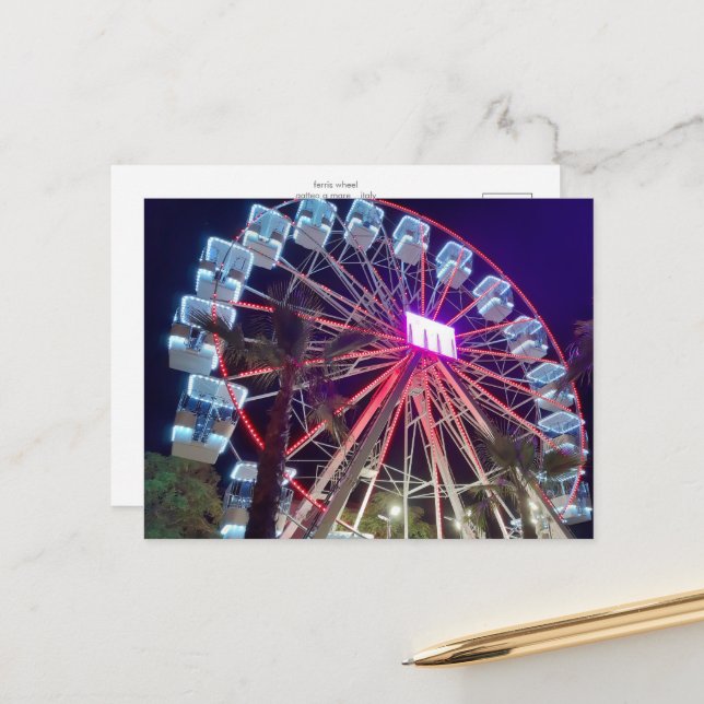 cartão postal _ gattea a mare _ ferris (Frente/Verso In Situ)