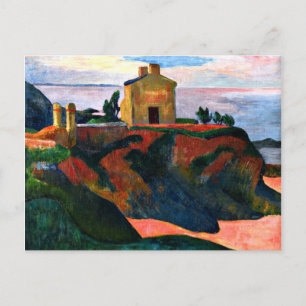 Cartão Postal Gauguin - A Casa em Pan-Du
