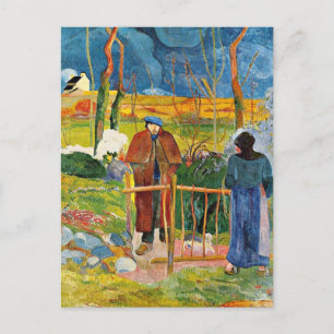 Cartão Postal Gauguin - Bonjour, Monsieur Gauguin