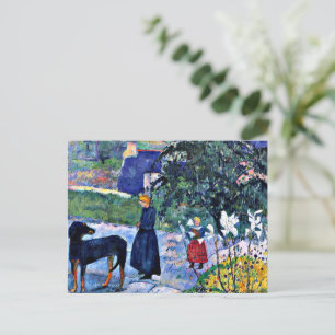 Cartão Postal Gauguin - Entre os lírios