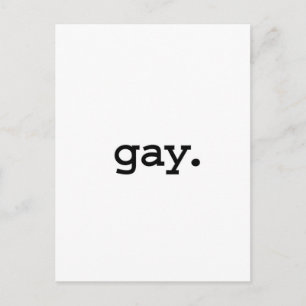 Cartão Postal gay.