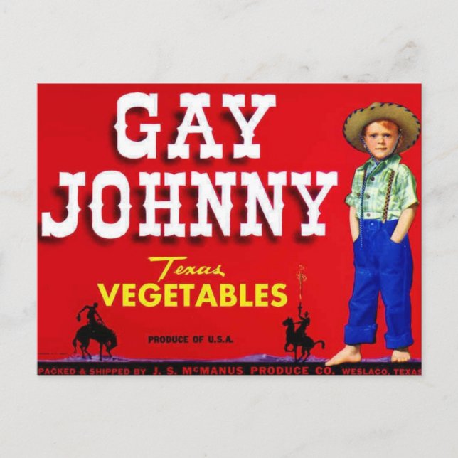 Cartão Postal gay (Frente)