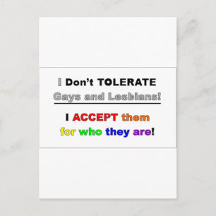 Cartão Postal Gay de suporte e lésbicas