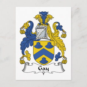Cartão Postal Gay Family Crest