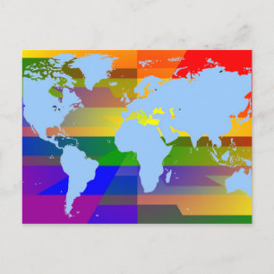 Cartão Postal Gay I Am Earth