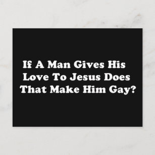 Cartão Postal Gay Jesus