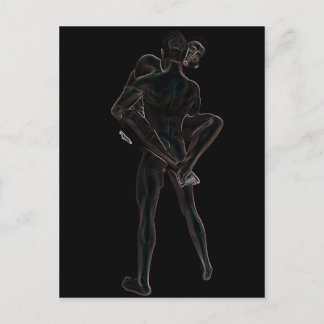 Cartão Postal Gay Love brilhante